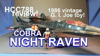 HCC788 - 1986 Cobra NIGHT RAVEN and STRATO-VIPER - vintage G. I. Joe toy review! S02E41