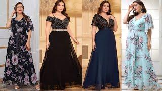 Get Ready for the MOST STUNNING Chiffon Dresses for Plus Size Women!