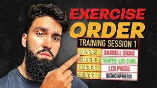 How to ORDER EXERCISES for the BEST GAINS!