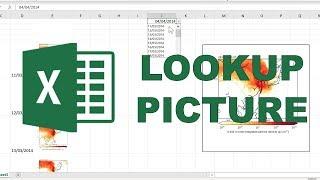 How to make a lookup for pictures in excel