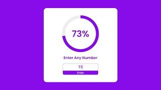 How To Make Circular Progress Bar Using HTML CSS JavaScript | Neomorphism Progress Bar