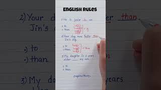 English Rules - To vs Than ‍️