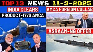 Indian Defence Updates : Product-177S for AMCA,ASRAAM-NG Offer,Vismai Manpad,Indonesia Brahmos Deal