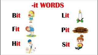 Short Vowel i Sound Words|Short Vowel 'i' Sound Words With Pictures|i Sound Cvc Words With Pictures