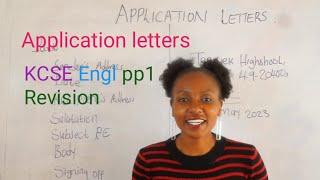 Application letters