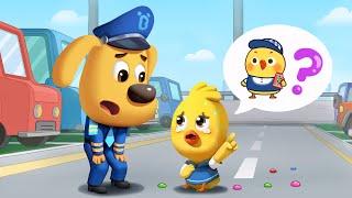 Don't Play in the Parking Lot | Kids Cartoon | Sheriff Labrador | BabyBus