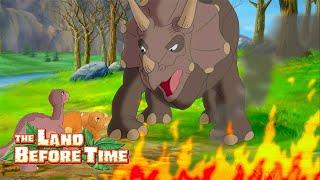 Saving Animals From the Fire  | The Land Before Time | Full Episode