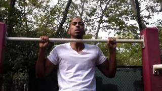 Brooklyn pull-ups/push-ups(30secs each hold)