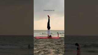 Headstand - Sirsasana || Sirsasana benefits || Kamal Yoga Kendra #ytshorts #yoga #shorts #beach