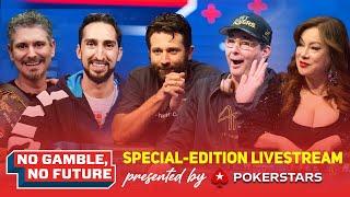 No Gamble, No Future LIVE with Phil Hellmuth, Jennifer Tilly, Ethan Klein, Nick Wright & Stapes!