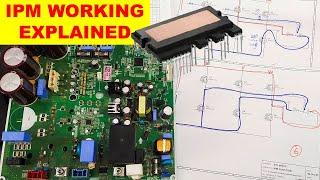 {972H} How does an IPM converts DC voltage into three phase