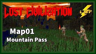 MOUNTAIN PASS | Doom II: Lost Civilization [Ultra-Violence 100%] - Map01