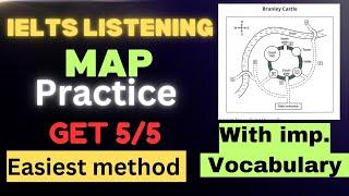 IELTS Listening Map Questions Simplified: Vocabulary & Techniques #ielts #ieltslistening