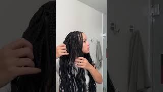 how i maintain my boho/goddess braids #braidingtutorial #knotlessbraids #goddessbraids