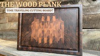 Time traveling walnut End Grain cutting board? It actually works!!  4K