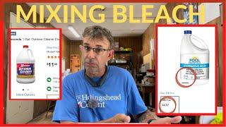 How to Mix Bleach for a House Wash, Pressure Wash, Soft Wash - 5% to 12.5% SH