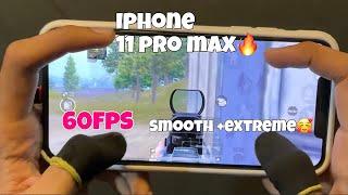 BEST 4 FINGERS +GYROSCOPE WITH IPHONE 11 PRO MAX #pubgmobile