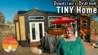 She Loves Her Tiny HOUSE with Downstairs Bedroom despite BIG Leak