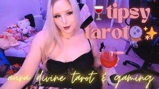 tipsy #tarot  let's sip and chill 