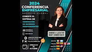 Conferencia Empresarial Internacional de Immunotec. D. Ejecutivo Mary Carmen Maya (16 de Octubre)