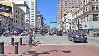 Driving Downtown - Newark's City 4K - New Jersey USA