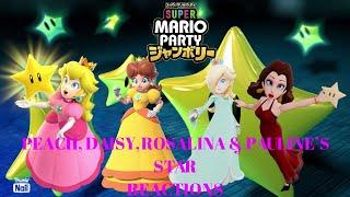 SMPJ - Peach, Daisy, Rosalina & Pauline's Star Reactions