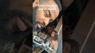 Bimbo Ademoye & her boo VJ Adams #trending ##shorts #viral #naijacelebrities #bimboademoye #vjadams