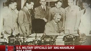 US Army: Ferdinand Marcos faked 'Maharlika'