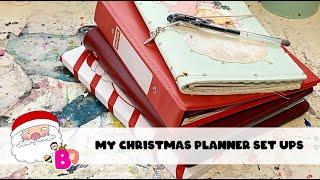 Christmas planner set ups