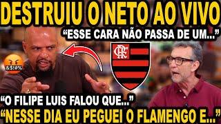 FELIPE MELO DESTROYED NETO LIVE AND SAID THAT WHEN HE TOOK OVER FLAMENGO... HE TALKED ABOUT FILIP...