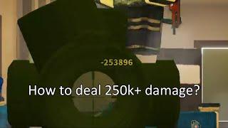 How to deal 250k+ damage in Notoriety [ROBLOX]