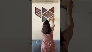 Renter friendly wall decor diy #ytshorts #shorts #diywalldecor #diydecor