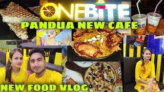 PANDUA ONE BITE CAFE ।। NEW FOOD VLOG ।। THE FLYING BUZZ