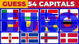 European Capital Cities Edition - Guess the Capital Cities Quiz Challenge | Guess Country Capitals