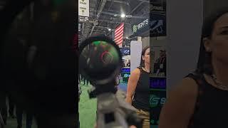 shot show 2024 and holosun has their thermal red dot Drs-th with magnifier