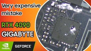 Gigabyte RTX 4090 - How to destroy a brand new card? #krisfixgermany