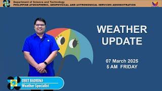 Public Weather Forecast issued at 5AM | March 07, 2025 - Friday