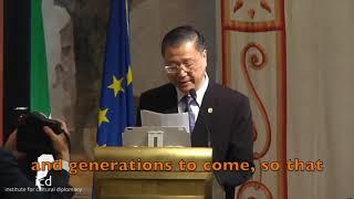 Buddhist Master Jun Hong Lu's Speech on World Peace and Buddhism at ICD