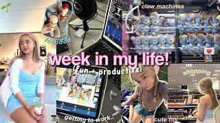 FUN & PRODUCTIVE WEEK IN MY LIFE: studying, shopping, daily routine, finding balance, + more!