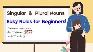 Singular vs. Plural Nouns | Simple Grammar Rules for Beginners! – Learn in Minutes!