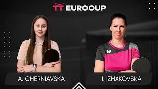 18:50 Alina Cherniavska - Inha Izhakovska 19.10.2024 TT Euro.Cup Women Ukraine Star. TABLE 4