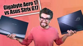 Gigabyte Aero 17 HDR XB Vs Asus ROG Strix G17 | i7-10750H Vs i7-10875H