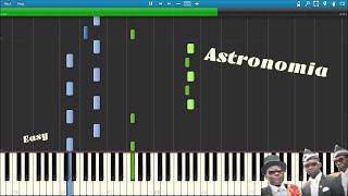 Coffin Dance Meme (Vicetone & Tony Igy - Astronomia) [Synthesia Cover] FREE MIDI!