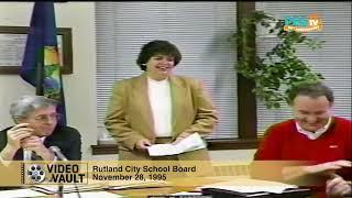 Video Vault - Rutland City School Board - November 28, 1995