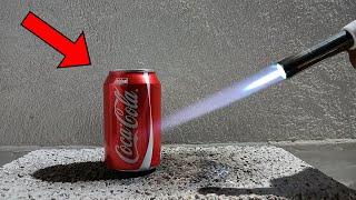 EXPERIMENT : GAS TORCH VS COCA-COLA