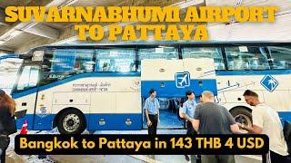 Suvarnabhumi Airport To Pattaya Bus | Bangkok to Pattaya Bus | Suvarnabhumi Airport Bus