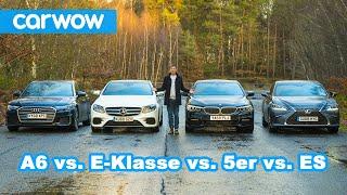 Audi A6 vs. BMW 5er vs. Mercedes E-Klasse vs. Lexus ES - welcher ist am besten?