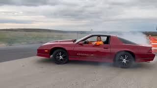 camaro iroc z burnout