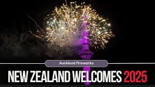 New Year 2025 New Year's Day Celebration | Fireworks in Auckland New Zealand