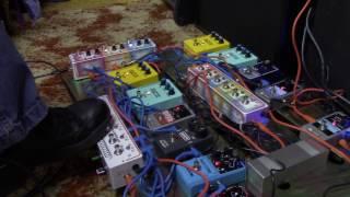 Pedal Distributer Mixer Box Demo - Jazz and Rock Guitar